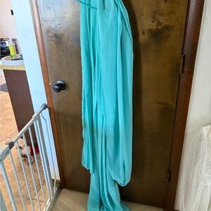 20ft blue wedding drapery